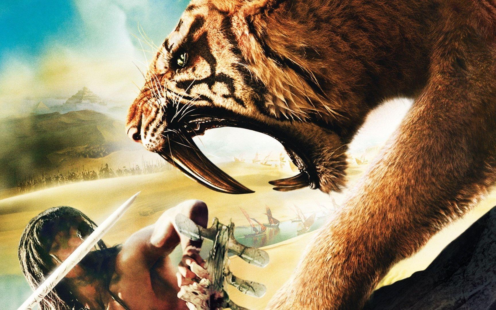 智人只有木棒和石头,如何能早早消灭比老虎更凶猛的剑齿虎?(剑齿虎如果没有灭绝)