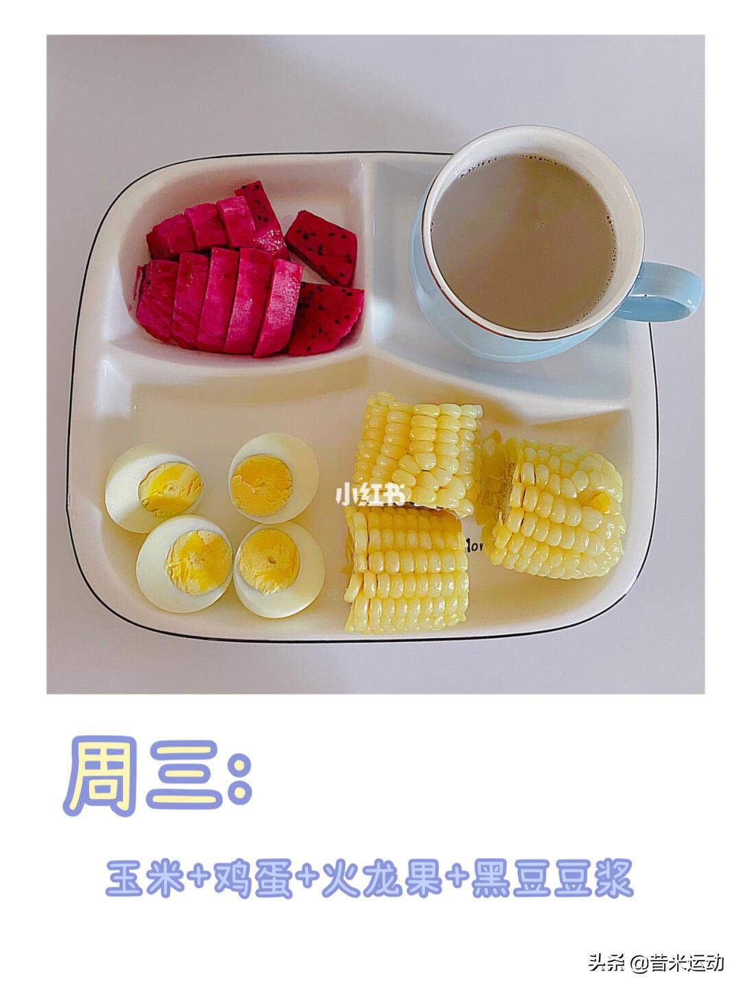 一周减脂早餐+减肥秘籍:已瘦20斤(减肥早餐食谱一周搭配)