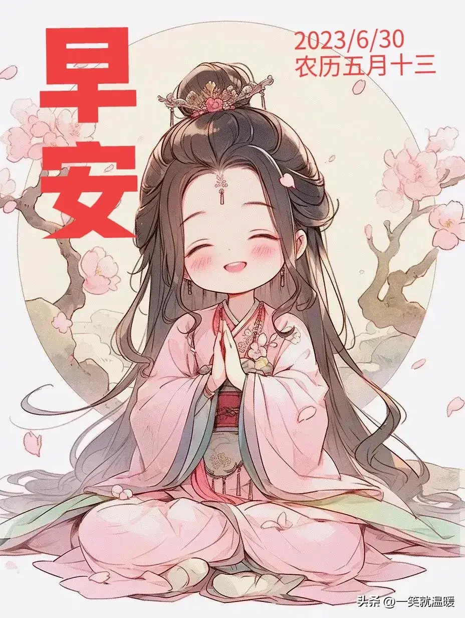 6月30日早安祝福问候图片,周五快乐早晨,平安健康-2021年6月30日早上好