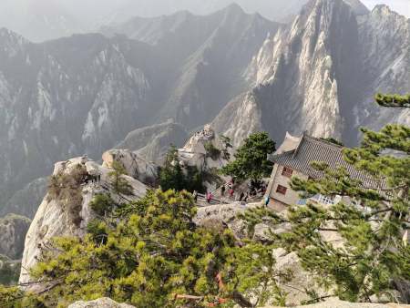 华山经典旅游线路之西上西下攻略-华山值得去的景点