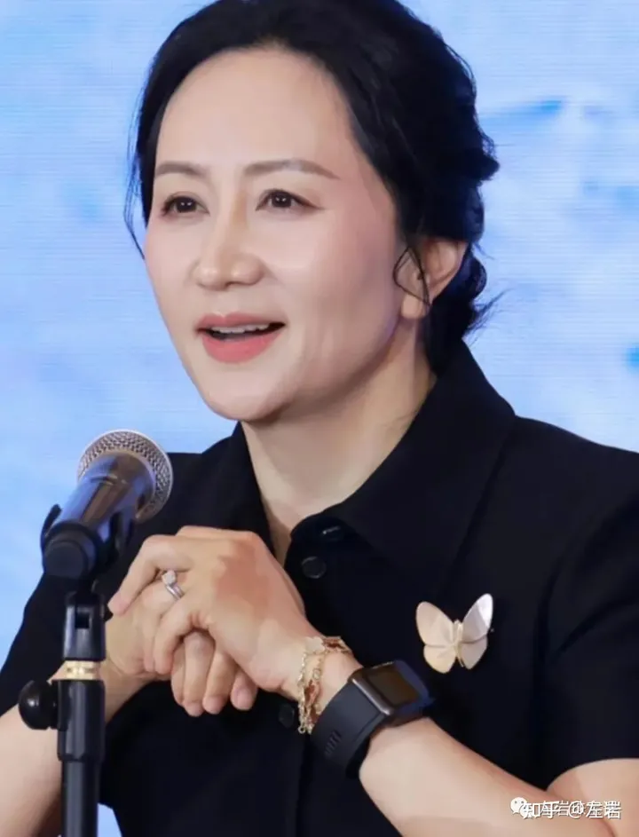 左岩:“破茧成蝶”孟晚舟,回国后首次公开露面,近10万蝴蝶胸针增添优雅自信本色!-孟晚舟左脚腕戴的是什么