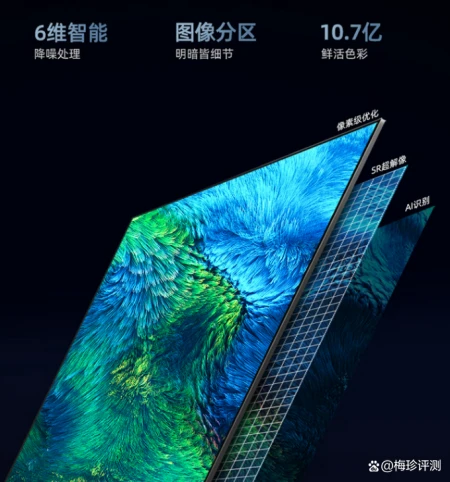 海信65英寸4K超高清电视65E3H,全面屏工艺,无边视野,一眼沉浸(海信电视65e3d pro性价比怎么样)