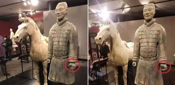 掰断兵马俑拇指,他终于认罪了!(掰断兵马俑手指最终判决)