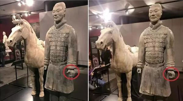 “美国男子掰断兵马俑手指”一案,有最新进展→(掰断兵马俑手指后续)