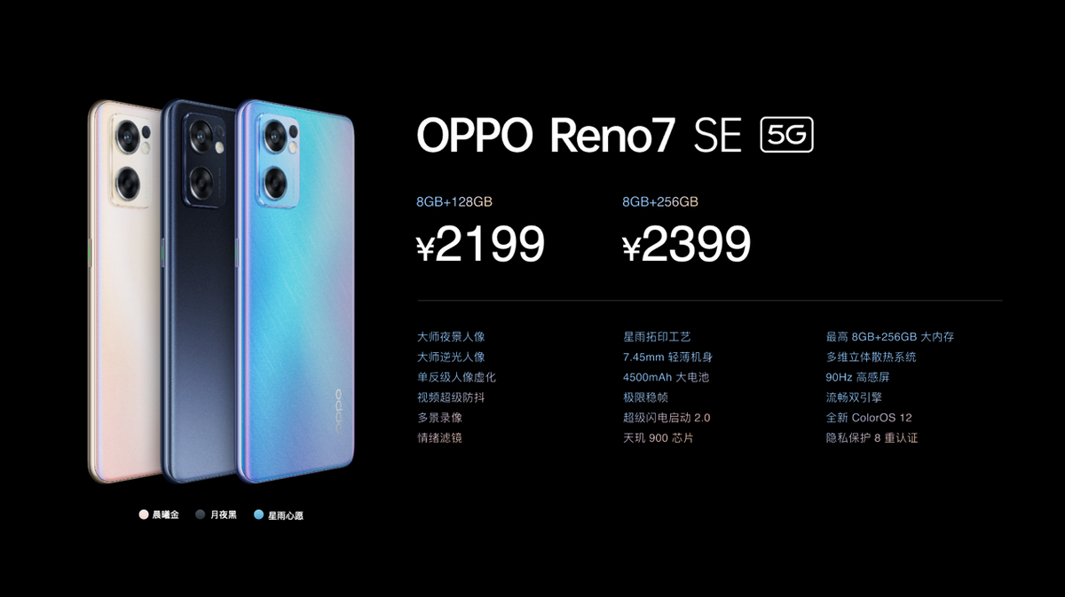 人像视频大师OPPO Reno7系列发布,这些参数有必要知道-opporeno怎么调曝光度