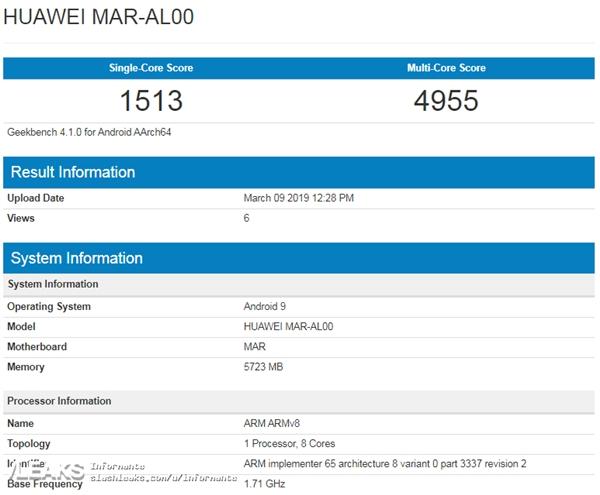 三摄+水滴屏!华为nova 4e硬件曝光,搭载麒麟710-华为nova4多少钱6+128g