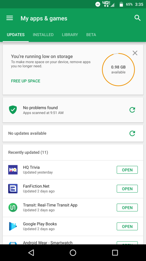 Google测试调整了Play商店的“释放空间”卸载功能-谷歌相册释放空间怎么关闭