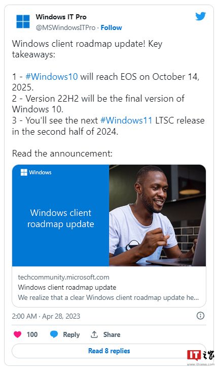 微软确认:Win10 22H2是Win10的最终版本-w1020h2是什么版本
