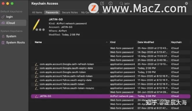 如何在Mac上查找WiFi密码并在iPhone上共享它?-mac查无线网密码