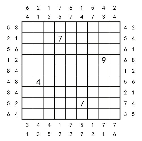 不见楼数独(高端数独变形系列)