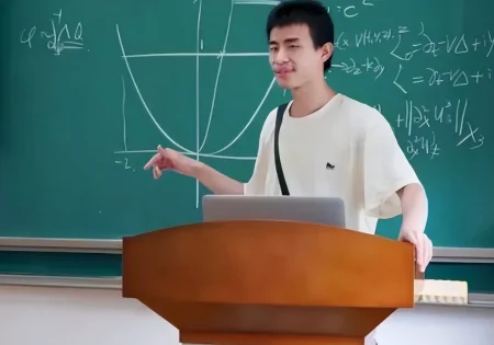 北大韦神出数学题,深中初二学生竟写出标准答案,真是青出于蓝-北大韦神解题