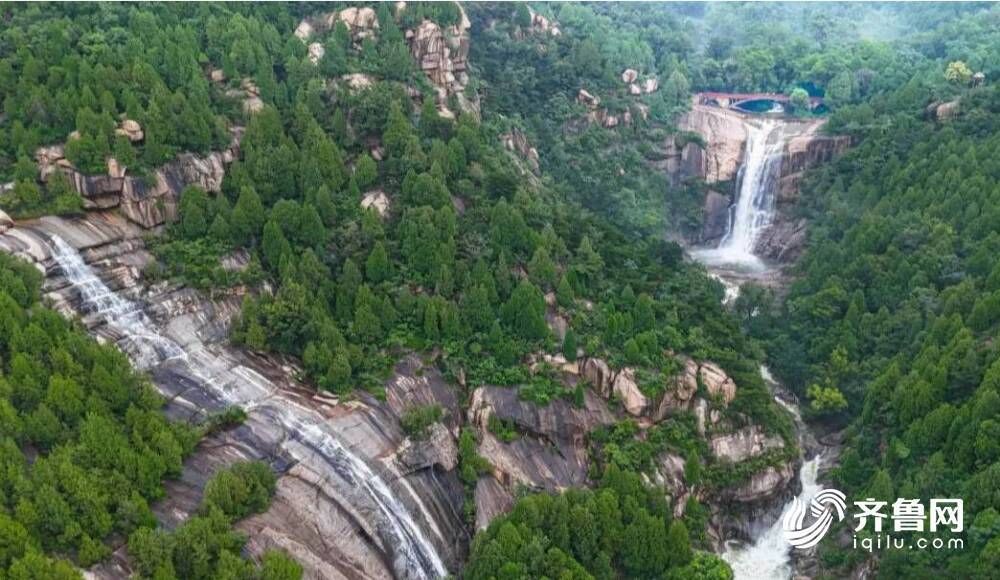 泰山飞瀑:俯注潭千尺 深藏或有龙-泰山云桥飞瀑