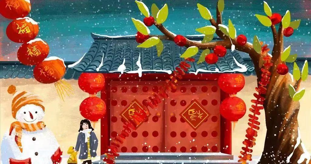 我们的传统节日——春节-我们的传统节日一一春节绘画