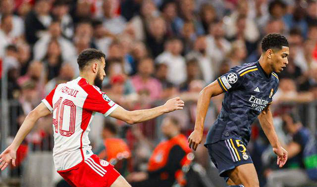 原创 精彩对决:维尼修斯双响,拜仁3分钟2球,拜仁2-2皇马