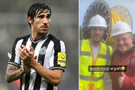 在长达10个月的禁赛处罚期间,托纳利被发现工地“打零工”