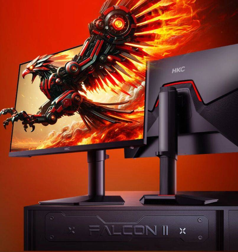 HKC G27H2显示器发布:27英寸2K 180Hz IPS 屏、小巧底座