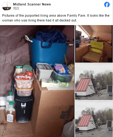 美国女子居然住在"超市招牌"里!超小空间还有电脑咖啡机