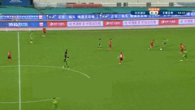 中超第14轮 张玉宁双响 于大宝助攻 北京国安2-1长春亚泰