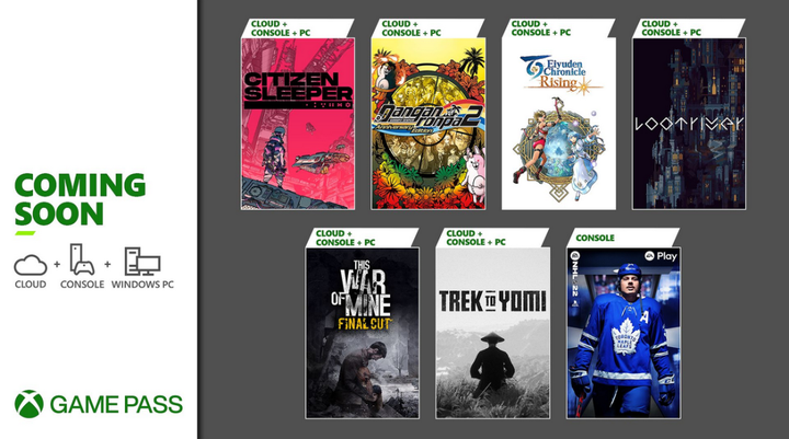 XGP 5月第一批游戏公开:黄泉之路》《百英雄传 崛起》等7款游戏加入