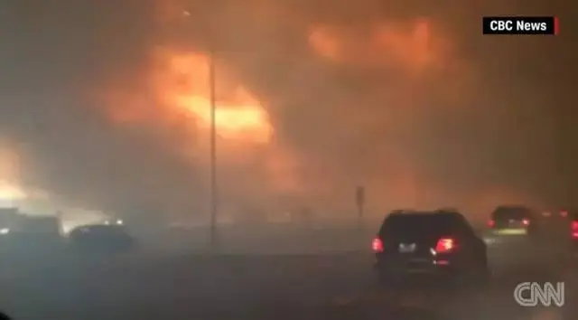 这不是灾难片,也不是中东战争,而是几天前真实发生的事情……