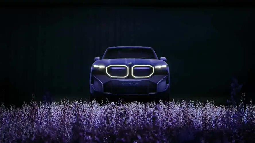 宝马携手超模打造XM特别版,车身覆盖紫色天鹅绒