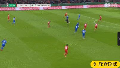 惊险晋级!拜仁4-3霍芬海姆,莱万、穆勒破门