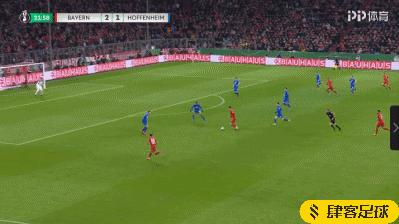 惊险晋级!拜仁4-3霍芬海姆,莱万、穆勒破门