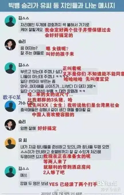 Bigbang李胜利犯罪事件,最无耻无脑的应该是还在为他洗白的粉丝。世道变坏,是从不尊重女性开始的