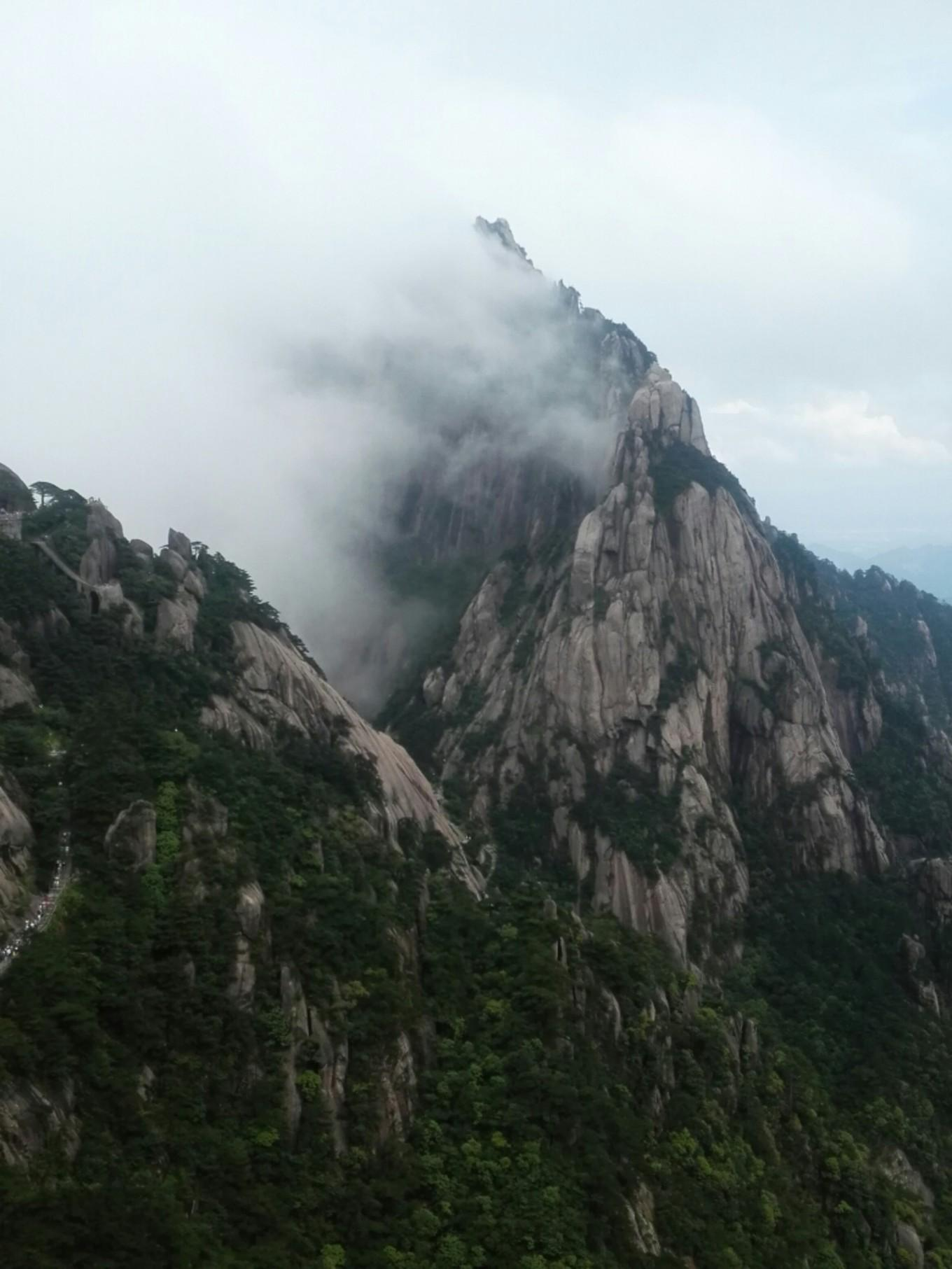 2017年登黄山天都峰游记