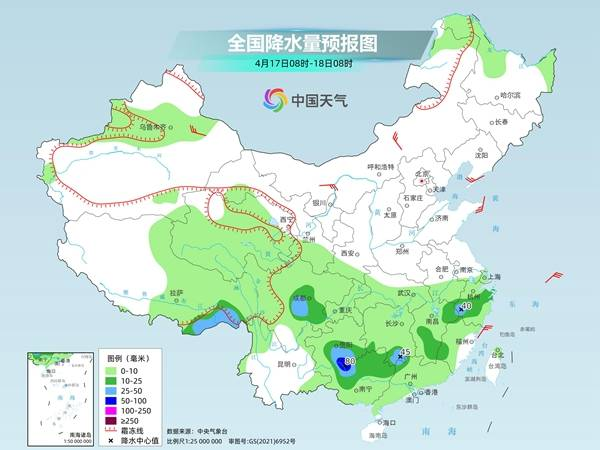 南方强降雨强对流天气频发 北方大部迎升温
