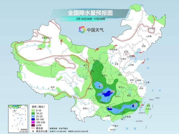 南方强降雨强对流天气频发 北方大部迎升温
