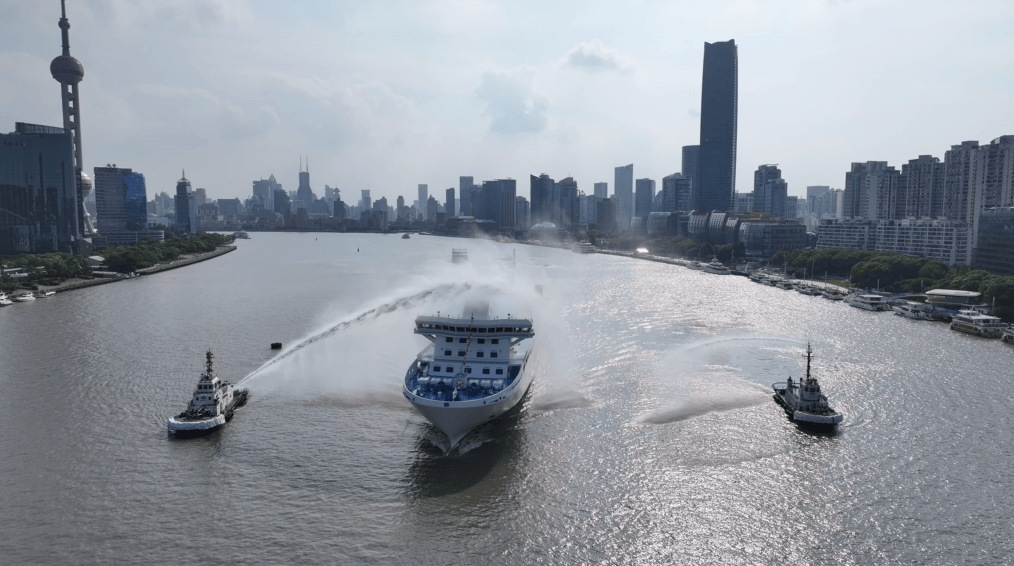 中日航线新添智能环保客滚船,“鉴真号”轮开启首航之旅-中日轮船