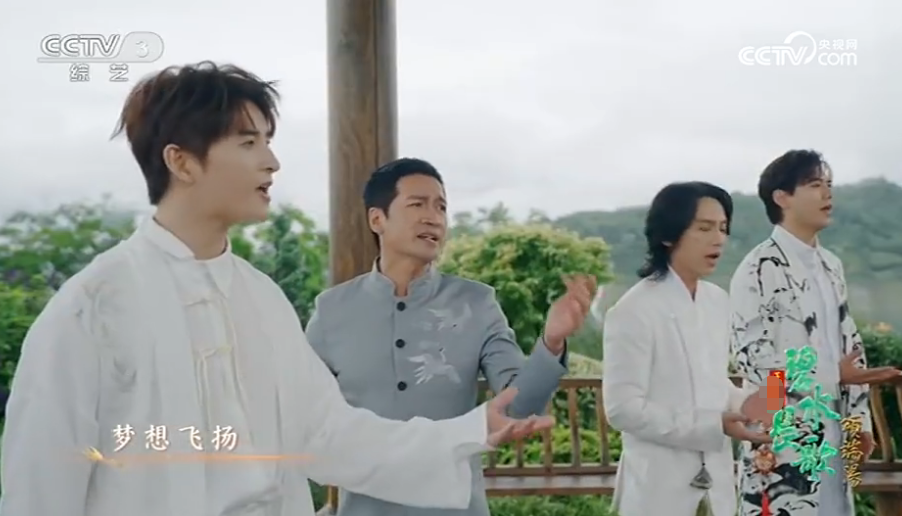 央视端午晚会,毛晓彤团扇一摇陶醉月亮,78岁鲍国安三峡朗诵绝了-2023年央视端午晚会男女对唱视频