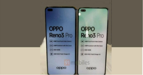 OPPO Reno3 Pro印度版本将首发全球首款前置44MP摄像-opporeno3配置参数