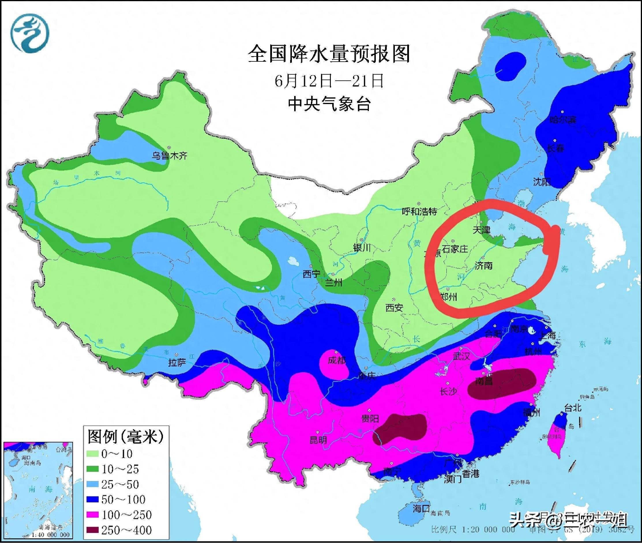 明日14号天气预报:新一轮降雨确认,暴雨分布如下,山东迎来大雨-山东17地市明天天气