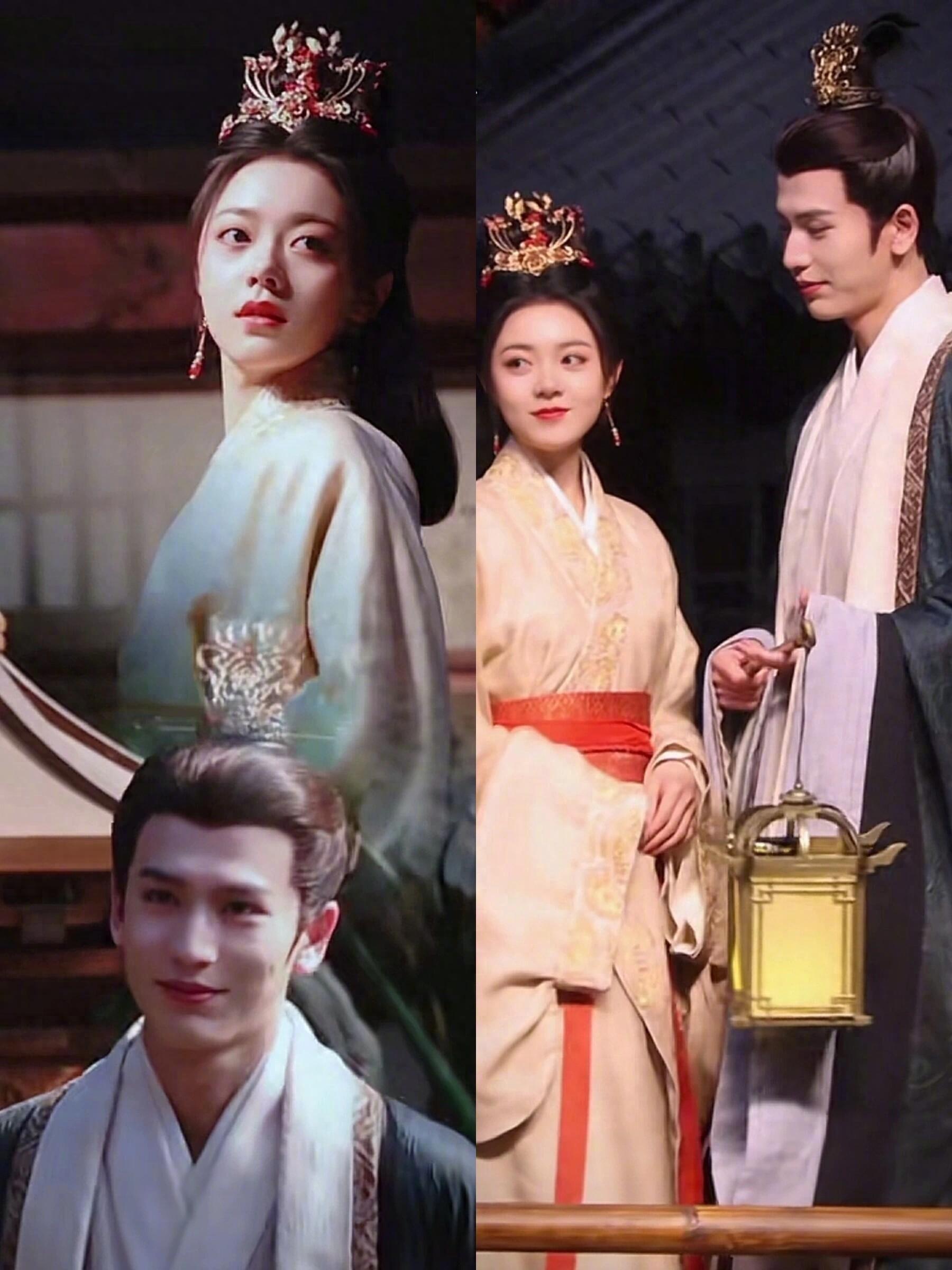 OMG!赵今麦张凌赫大红婚服超甜美《度华年》网友:磕CP真上头!-赵今麦演