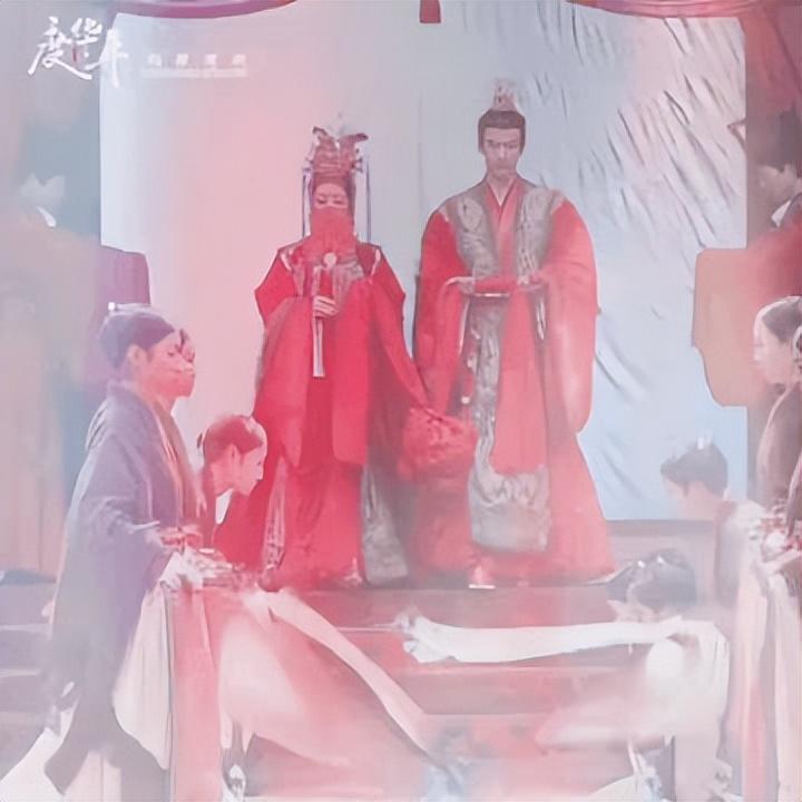 OMG!赵今麦张凌赫大红婚服超甜美《度华年》网友:磕CP真上头!-赵今麦演