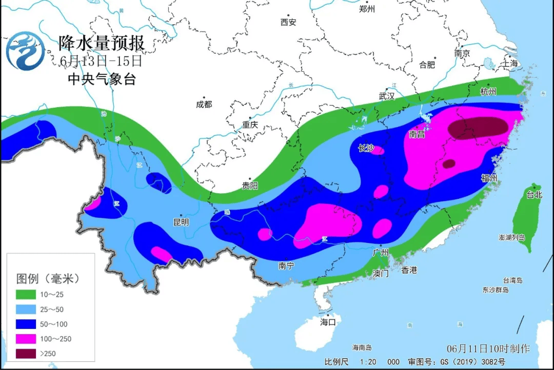 多预警齐发!多地将有暴雨或大暴雨→-暴雨预警:11省区市有大到暴雨