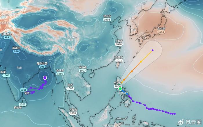 高温与台风艾云尼双重夹击,全国多地迎来大降雨:12省市有大暴雨-台风降雨量预测