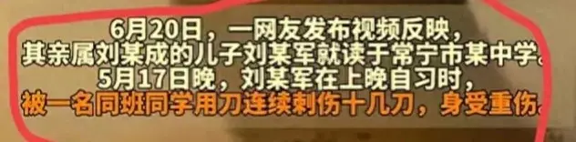 悲剧!儿子校内被刺成重伤,爸爸因医疗费跳江,校方:不清楚这事-儿子刺伤父亲
