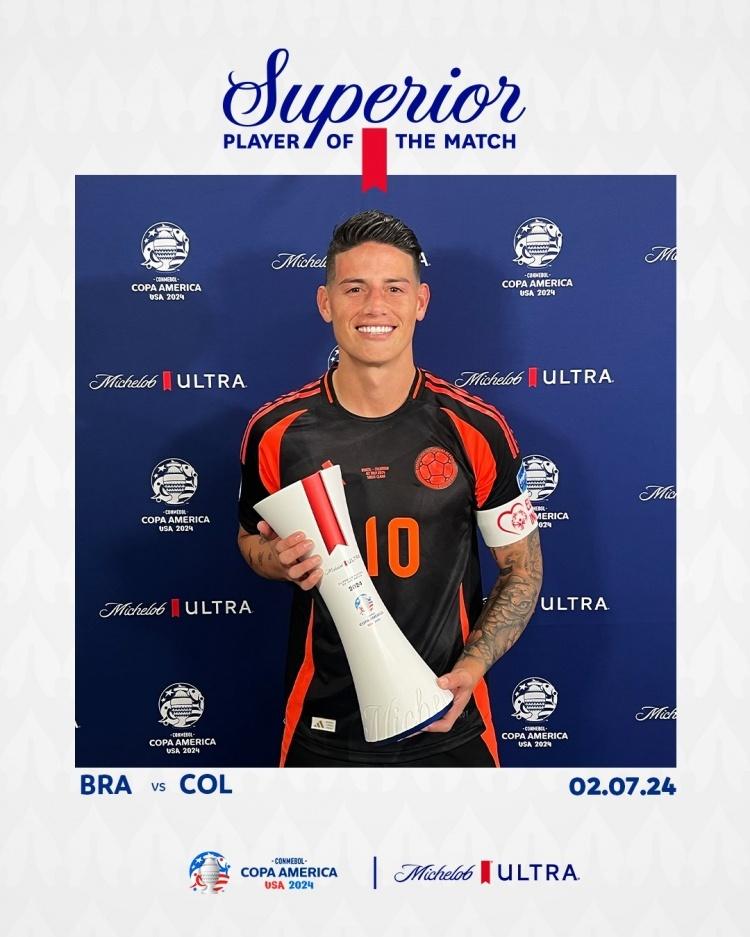 哥伦比亚为何26场不败?无名小卒激活J罗,或23年后再圆梦-哥伦比亚绝杀巴西