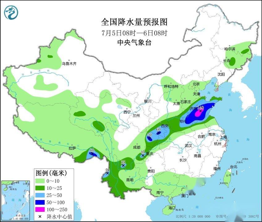 未来一周天气:华北和西南地区有多轮强降水!南方将现高温天气!-华北地区降水稀少吗