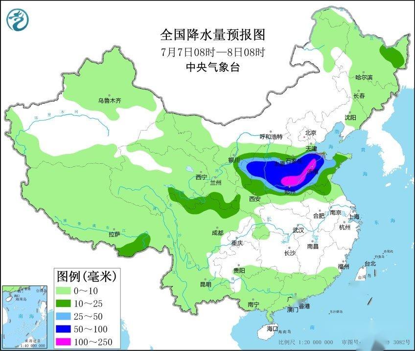 未来一周天气:华北和西南地区有多轮强降水!南方将现高温天气!-华北地区降水稀少吗