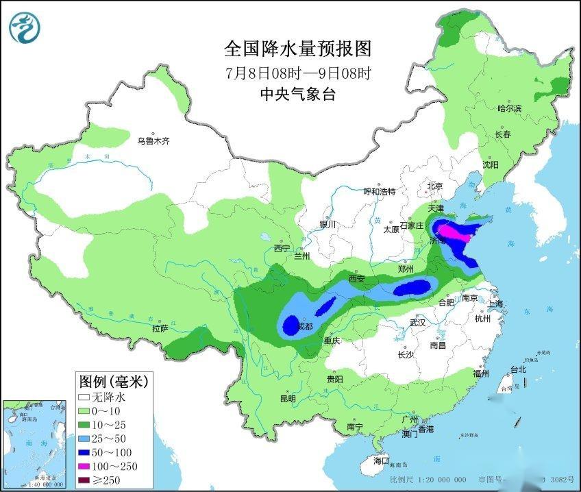 未来一周天气:华北和西南地区有多轮强降水!南方将现高温天气!-华北地区降水稀少吗