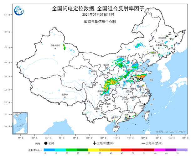 气象数据服务快报 | 吉林辽宁山东等地出现大到暴雨-吉林暴雨预警!这些地方有大到暴雨