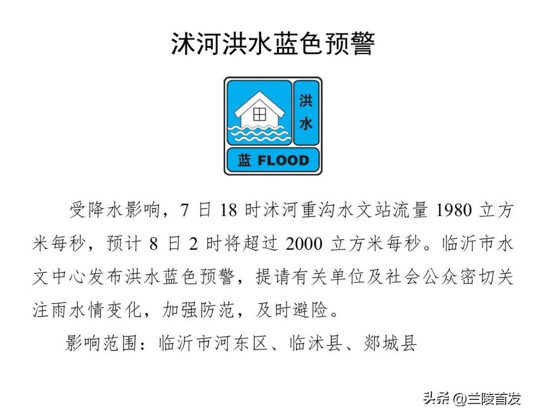 突破历史极值!临沂7预警齐发!还有暴雨、大暴雨!-预报临沂有大暴雨