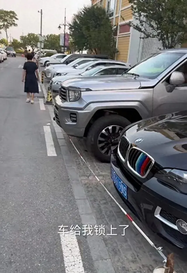 闹大了!百万粉丝网红在大连遭恶意锁车,大连警方处理方式惹众怒-大连一轿车原视频