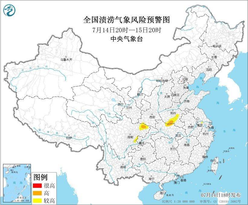 山洪+暴雨+高温+渍涝+地灾!中央气象台五预警齐发:四川东北部发生山洪可能性很大-四川发生洪灾