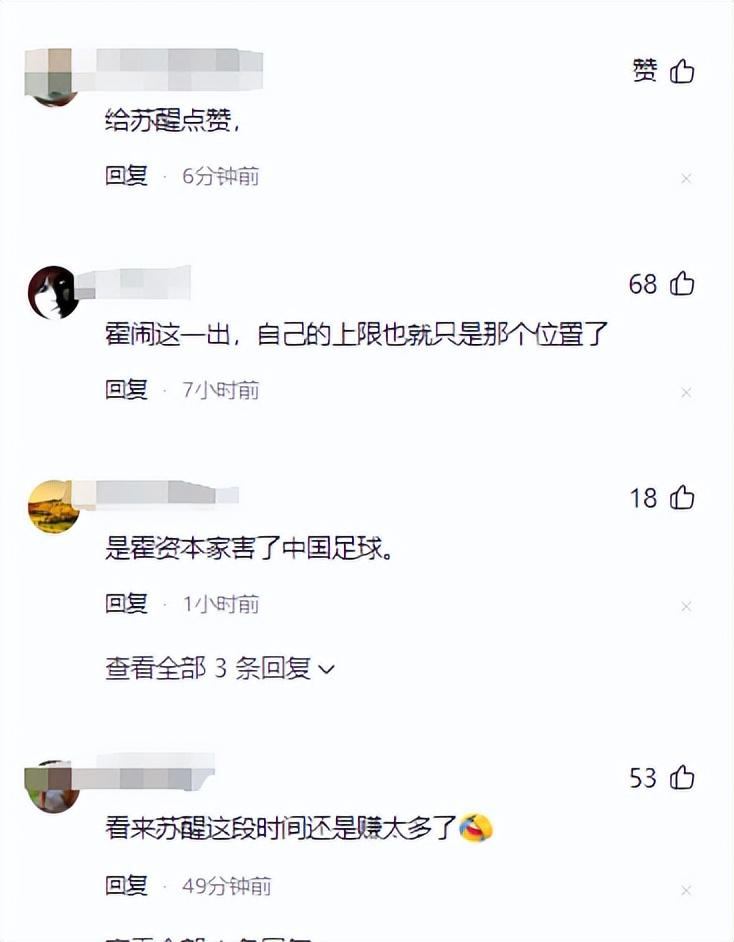 阿根廷夺冠,苏醒发文力挺梅西,暗指霍启刚讨公道是闹剧-苏醒梅西离队