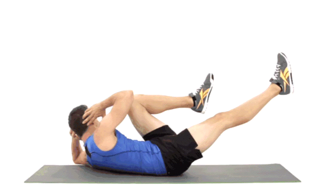 暑假坚持这5个动作,开学练出8块腹肌!-学生练腹肌的动作视频教程